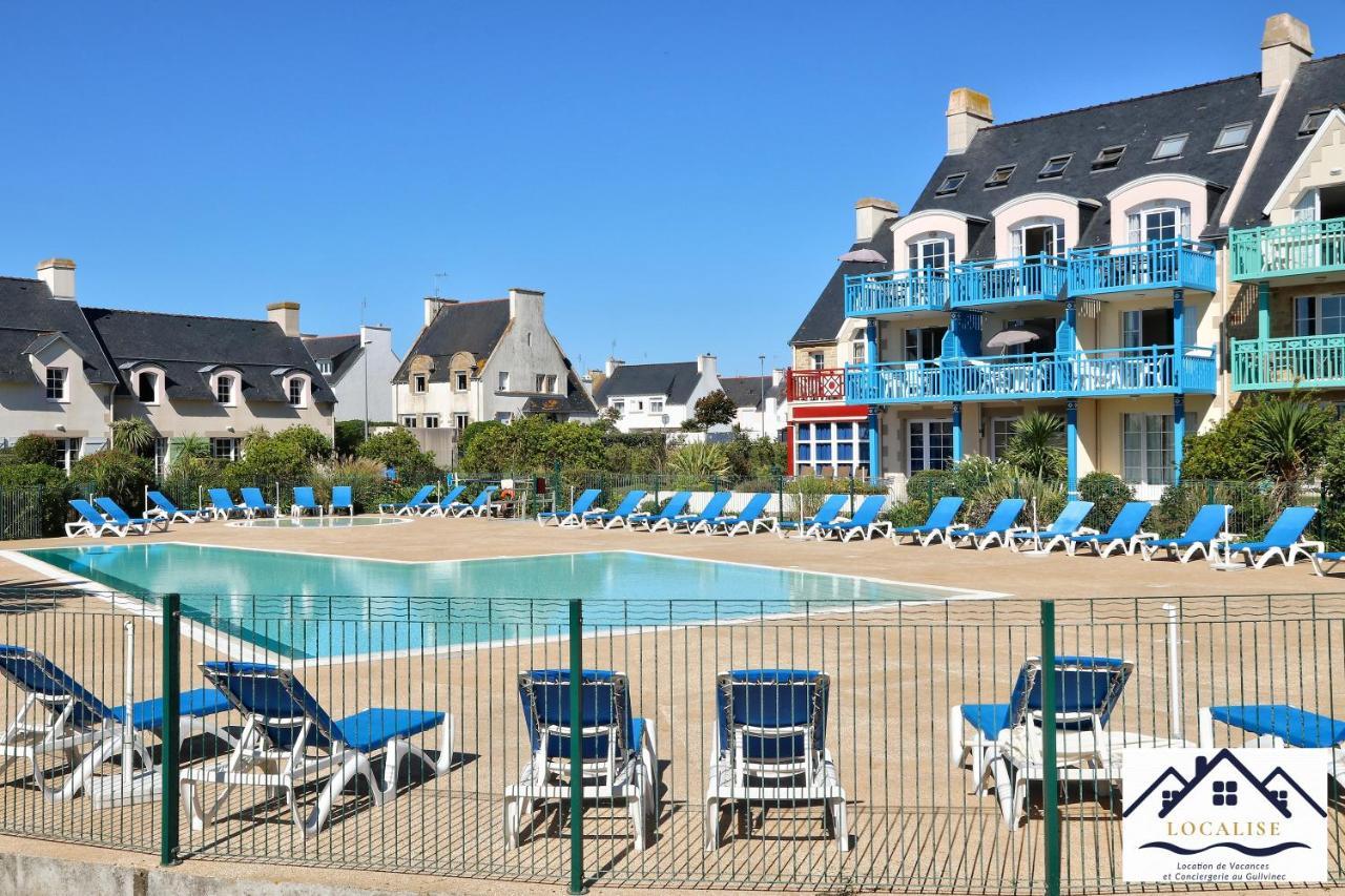 LocaLise - Maison E2 au Guilvinec - A 20m de la mer avec jardin et piscine - Tout à pied, plage, port, centre commerces, marché - Wifi inclus - Vue mer de la chambre - Animaux bienvenus - Linge de lit inclus Exterior foto