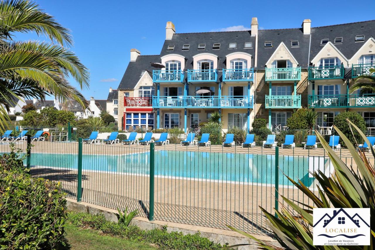 LocaLise - Maison E2 au Guilvinec - A 20m de la mer avec jardin et piscine - Tout à pied, plage, port, centre commerces, marché - Wifi inclus - Vue mer de la chambre - Animaux bienvenus - Linge de lit inclus Exterior foto