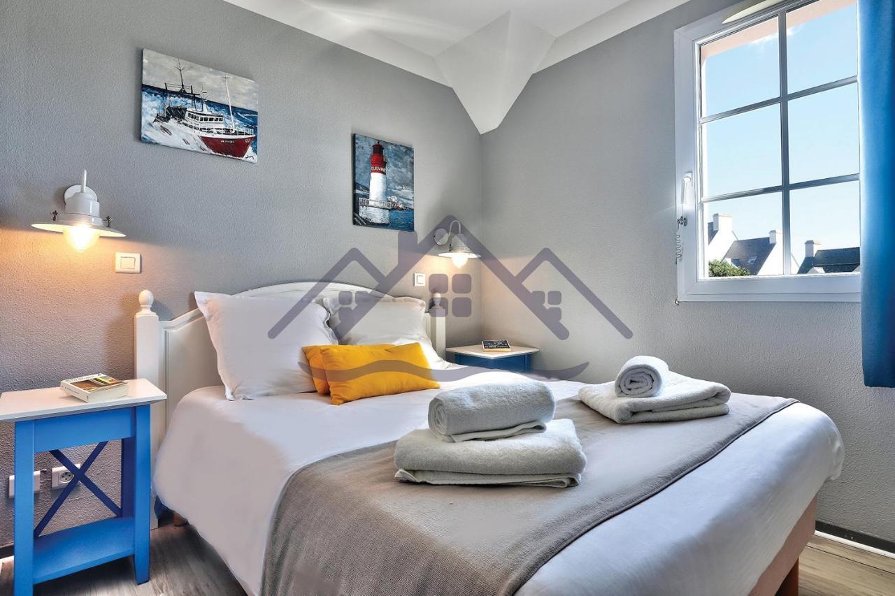 LocaLise - Maison E2 au Guilvinec - A 20m de la mer avec jardin et piscine - Tout à pied, plage, port, centre commerces, marché - Wifi inclus - Vue mer de la chambre - Animaux bienvenus - Linge de lit inclus Exterior foto
