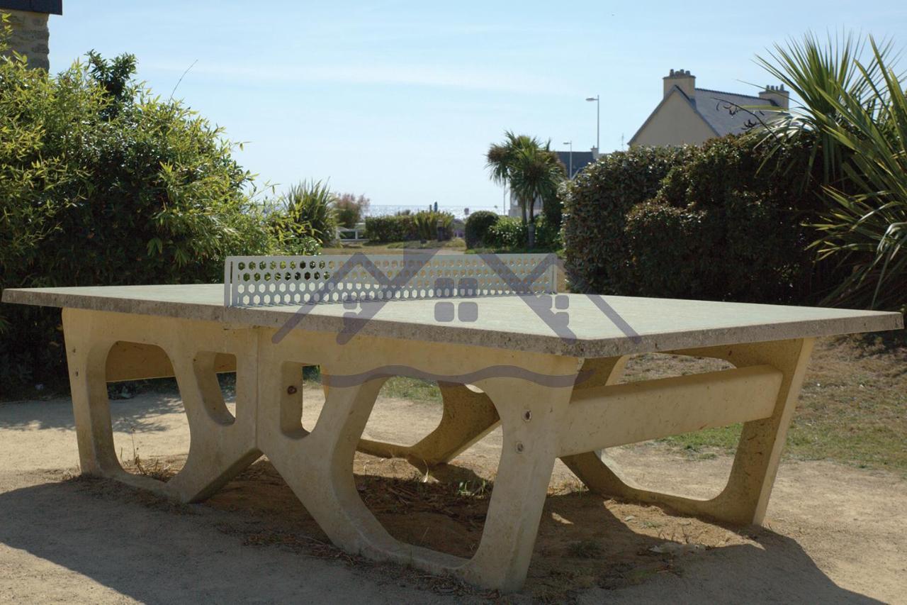 LocaLise - Maison E2 au Guilvinec - A 20m de la mer avec jardin et piscine - Tout à pied, plage, port, centre commerces, marché - Wifi inclus - Vue mer de la chambre - Animaux bienvenus - Linge de lit inclus Exterior foto